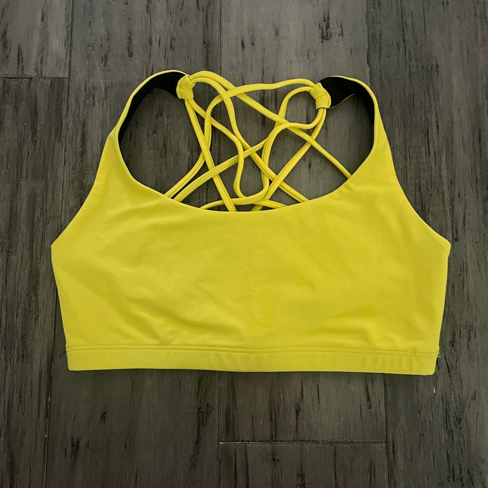 Onzie Chic Bra Yellow Size Small